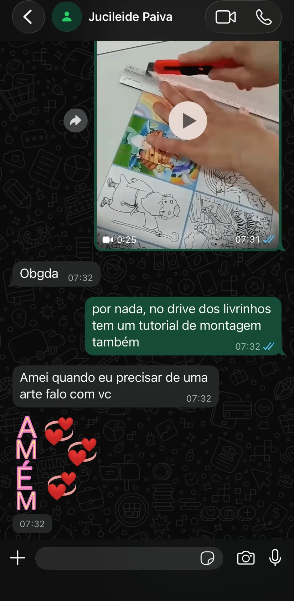 Print de conversa de cliente 1
