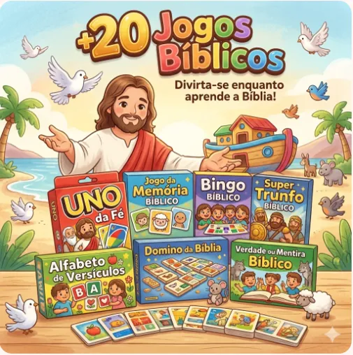Bônus exclusivo: +20 Jogos Bíblicos