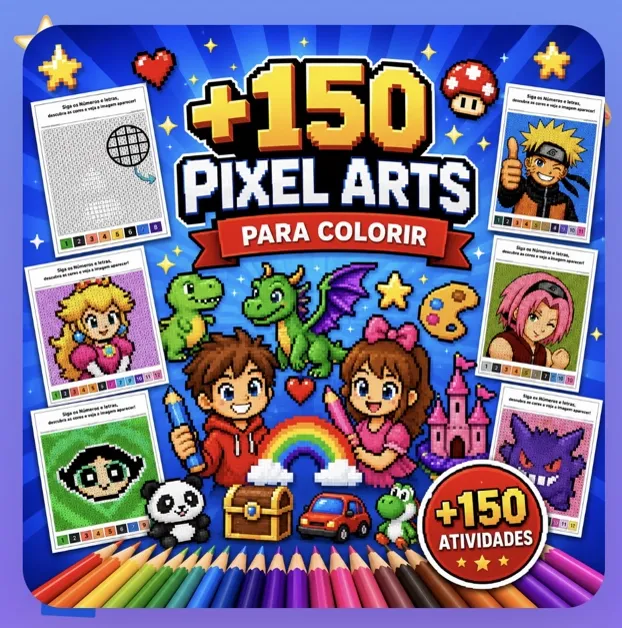 Bônus exclusivo: +150 Artes Pixel