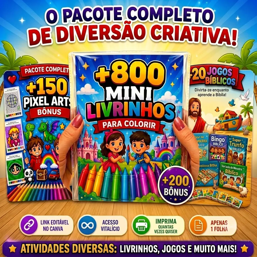 Mockup do Pacote Completo com todos os bônus